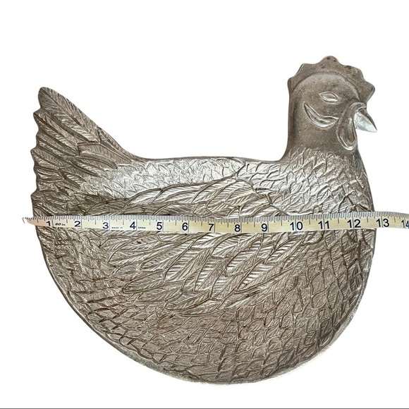 VINTAGE Cast Iron Chicken Serving Plate - Picture 5 of 6